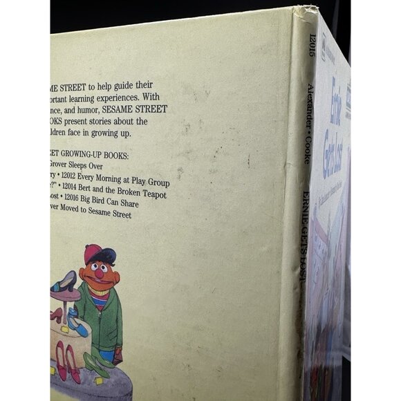 Ernie Gets Lost Hardcover Sesame Street A Growing Up Book Anna Dickson - Picture 9 of 16